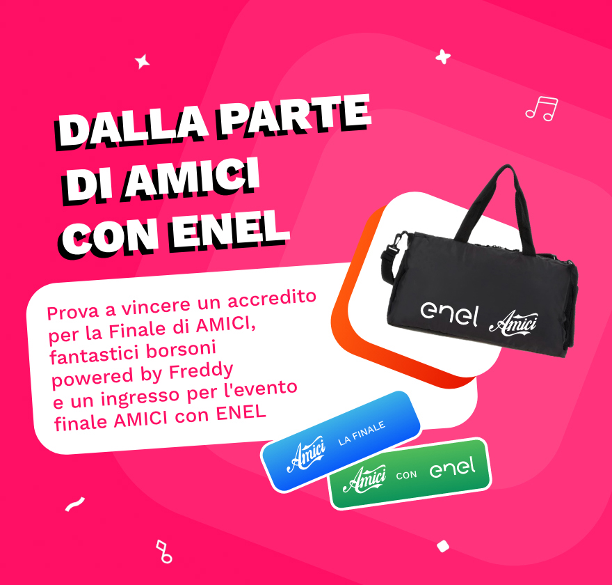 Dalla parte di Amici con Enel